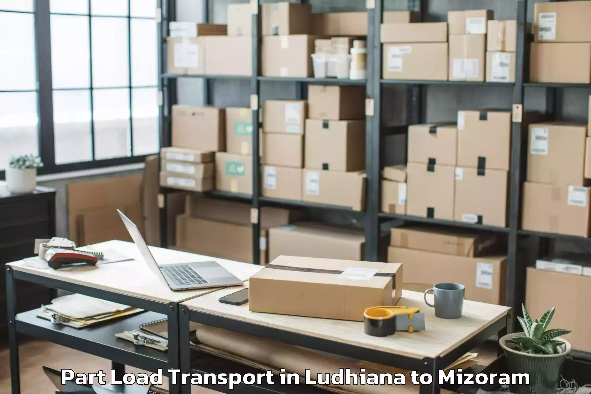 Efficient Ludhiana to Ngopa Part Load Transport